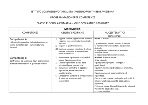matematica classe 4ª - scarica - Istituto Comprensivo Bene Vagienna