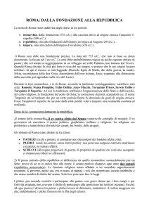 ROMA-dalla fondazione alla repubblica