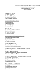 religione - Liceo Pertini Ladispoli