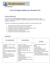 CORSO LINGUA ITALIANA PER STRANIERI (30387)