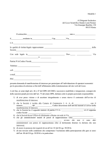 Modello1 - Liceo Scientifico Statale "Louis Pasteur"