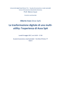 Locandina incontro seminariale 8 maggio, Alberto Irace, La