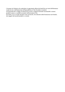Opportunità nei bandi PON su Alternanza scuola lavoro e