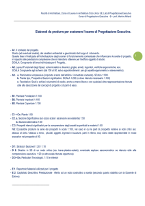 Elaborati da produrre per sostenere l`esame di Progettazione