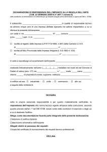 Dichiarazione di rispondenza