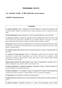 programma svolto - liceo Cavalleri