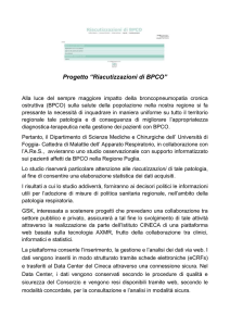 Progetto “Riacutizzazioni di BPCO”