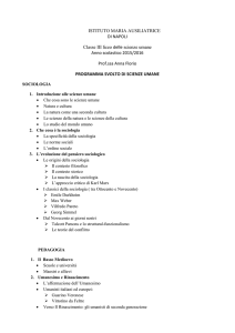Classe III liceo delle scienze umane