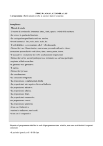 programma latino ii a lsu - Istituto Superiore Statale “PITAGORA”