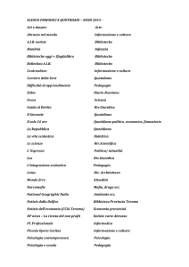 elenco periodici - Comune di Roseto degli Abruzzi