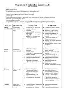 matematica - Liceo Morgagni