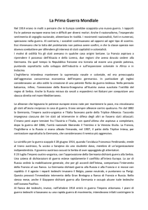 La Prima Guerra Mondiale