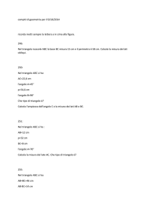 compiti di geometria per il 9/10/2014 ricorda metti sempre la lettera
