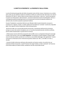 IL DIRITTO DI PROPRIETA