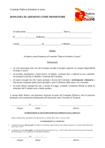 Domanda di Adesione