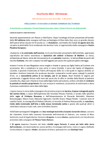 Aulularia»: va in scena la grande commedia dell`avarizia