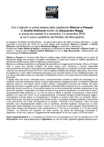scarica il comunicato - Teatro Stabile Napoli