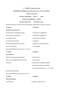 I.T. “E.MATTEI” Casamicciola Terme PROGRAMMA DI TEDESCO