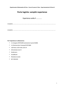 Esercitazione di Laboratorio: Il BJT