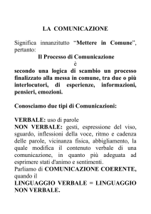 LA COMUNICAZIONE SLIDE LAB. 2