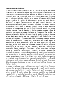 Cure naturali dei linfedemi.