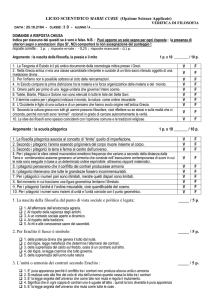 verifica di filosofia