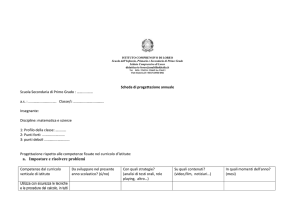 progettazione matematica - istituto comprensivo di loreo