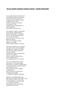 Al cor gentil rempaira sempre amore