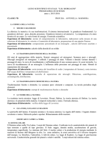 scienze - Liceo Morgagni