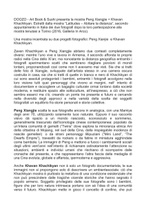 Peng Xiangjie, Khavan Khachikyan. Latitudes. Abitare la