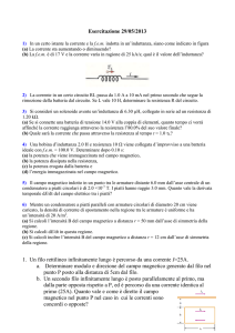 Esercitazione 29/05/2013