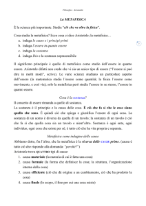 Aristotele, Metafisica