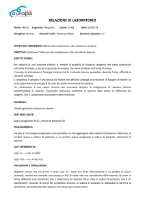 relazione di laboratorio