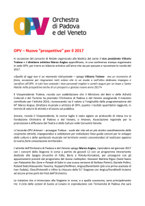 CS OPV conferenza di fine anno 2016