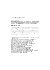 Antropologia della rappresentazione