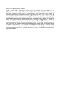 Breve storia della serie di Fourier