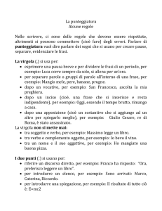 La punteggiatura - c@siniduepuntozero