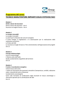 Modulo 2 Le energie rinnovabili