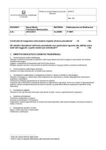 ISTITUTO D`ISTRUZIONE SUPERIORE “A. Pacinotti” Piano di