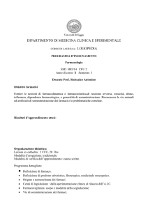 UNIVERSITA* degli STUDI di FOGGIA