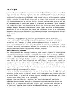 Vie d`acqua zone umide e termali