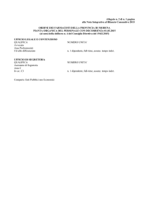 Allegato n. 2 di n. 1 pagina alla Nota Integrativa al Bilancio