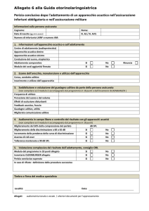 Modulo per la perizia conclusiva