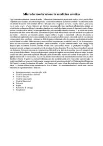 La microdermoabrasione in medicina estetica.
