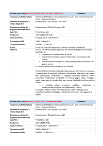 Monitor touch LIM (infrarossi, 65 pollici UHD, 10 utenti simultanei