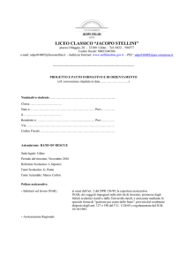 Patto formativo - Liceo classico "Jacopo Stellini"