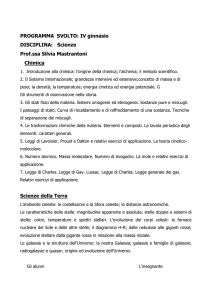 PROGRAMMA SVOLTO: IV ginnasio