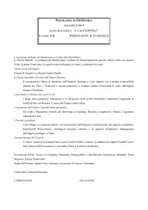 Programma di GEOStoria Anno2013/2014 Liceo Scientifico “ r