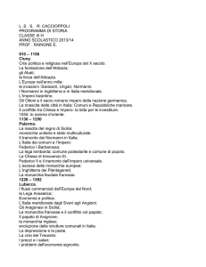 L .S . S.   R. CACCIOPPOLI PROGRAMMA DI STORIA CLASSE III H