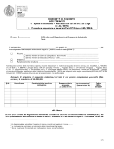 Firenze, lì - dief - unifi - Università degli Studi di Firenze